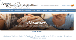 Desktop Screenshot of adamswinterfieldsullivan.com